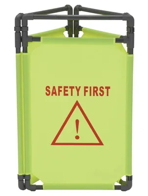 Vestil FBR-3 crowd control shown from an alternate angle