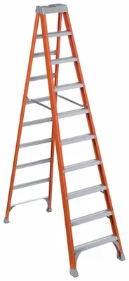 Vestil FBSL-10 ladder shown from an alternate angle