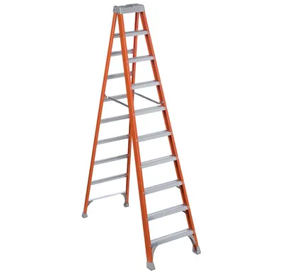 Vestil FBSL-10 ladder shown from an alternate angle