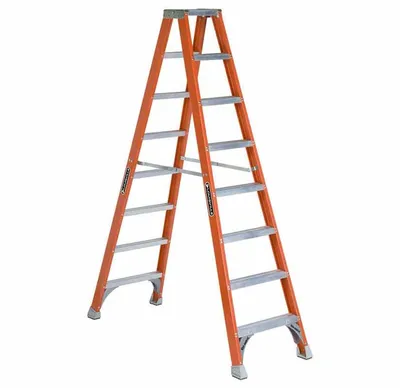 Vestil FBTFL-8 ladder shown from an alternate angle