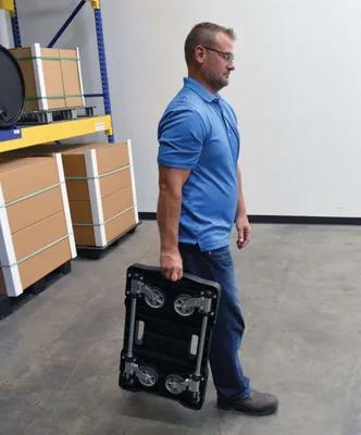 Vestil FF-FPT-1627 platform cart shown from an alternate angle