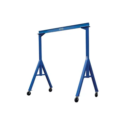 Vestil FHS-4-20 Steel Fixed Gantry Crane with Glass Filled Nylon Casters