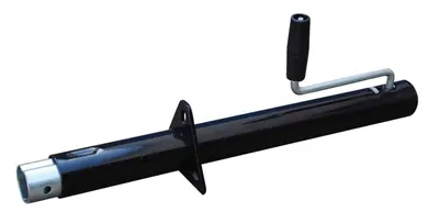 Vestil FJ-K2 trailer jack shown from an alternate angle