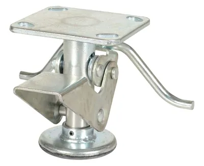 Vestil FL-4 floor lock shown from an alternate angle