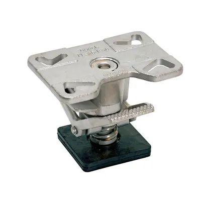 Vestil FL-ADJ-46-SS Stainless Steel Adjustable Floor Lock