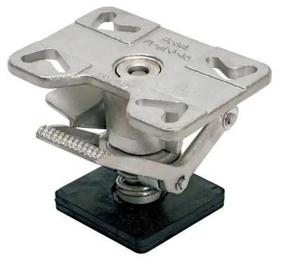 Vestil FL-ADJ-46-SS floor lock shown from an alternate angle