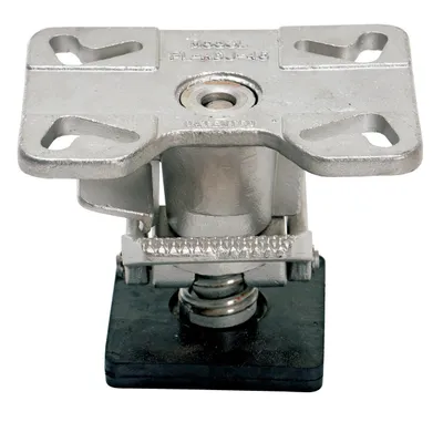 Vestil FL-ADJ-46-SS floor lock shown from an alternate angle