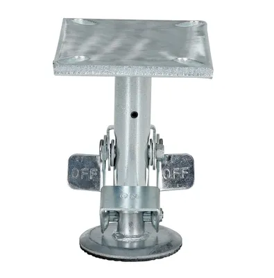 Vestil FL-LK-6EH floor lock shown from an alternate angle