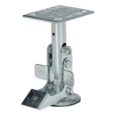 Vestil FL-LK-6EL floor lock shown from an alternate angle