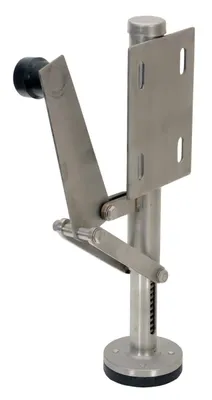 Vestil FL-LK-SMR-SS-L floor lock shown from an alternate angle