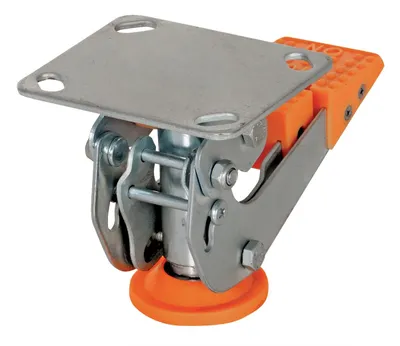 Vestil FL-LKH-4 floor lock shown from an alternate angle