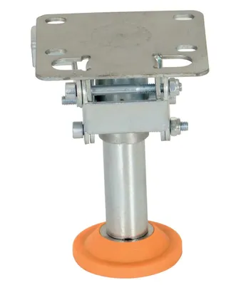 Vestil FL-LKL-5 floor lock shown from an alternate angle