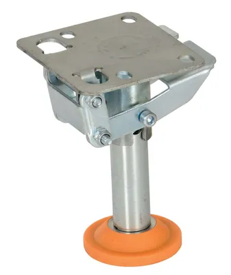 Vestil FL-LKL-5 floor lock shown from an alternate angle