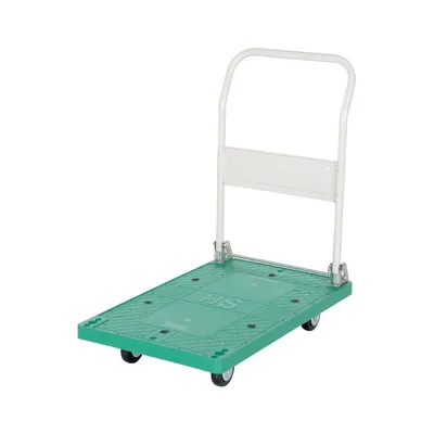 Vestil FPT-2133 Plastic Platform Truck with Fold Down Handle