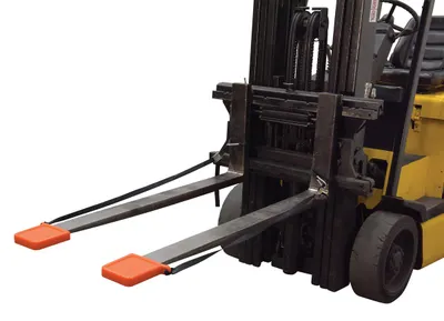 Vestil FPU-TN-45-OR forklift attachment shown from an alternate angle