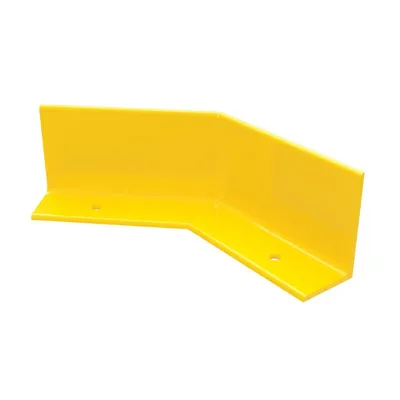 Vestil FSC-38-45D-YL Steel Floor Safety Curb