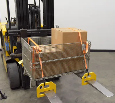 Vestil FTDC-6-4400 forklift attachment shown from an alternate angle