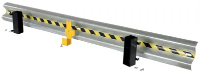 Vestil GR-H2R-DI-10-HDG Galvanized Steel Drop In Guard Rail 1