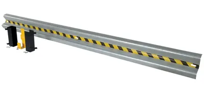 Vestil GR-H2R-DI-12-HDG Galvanized Steel Drop In Guard Rail 1