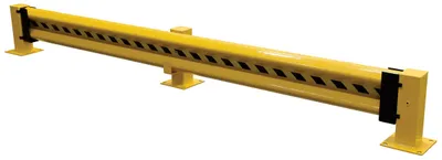 Vestil GR-H2R-DI-12-YL Steel Drop In Guard Rail 2 Ribbed 2
