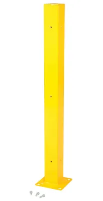 Vestil GR-STC8-DI-TP60-YL Steel Tubular Mounting Posts with Drop In Style Bracket 1