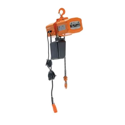 Vestil H-1000-3 Steel Economy Chain Hoist with Chain Container 3 Phase 1000 Lb. Capacity