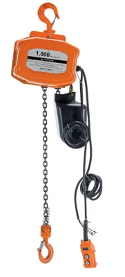 Vestil H-10000-1 hoists and crane shown from an alternate angle