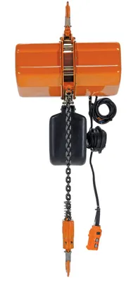 Vestil H-4000-3 hoists and crane shown from an alternate angle