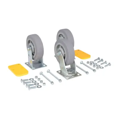 Vestil H-CK3-C11C Thermoplastic Rubber Caster Kit