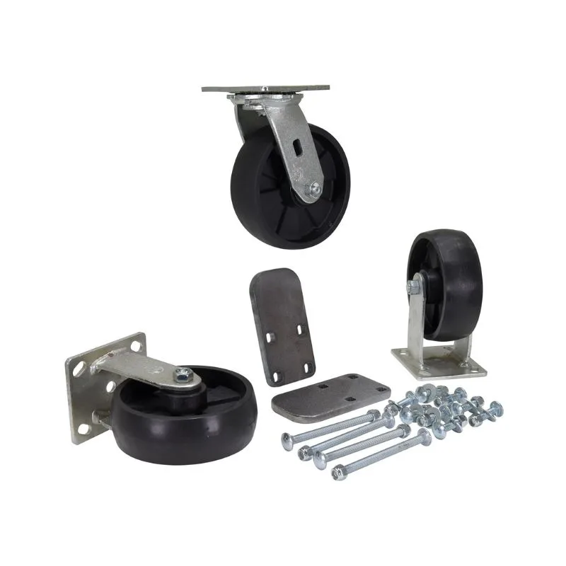 Vestil H-CK3-GFN6-2 6X2 GLASS FILLED NYLON CASTER KIT 3.6K