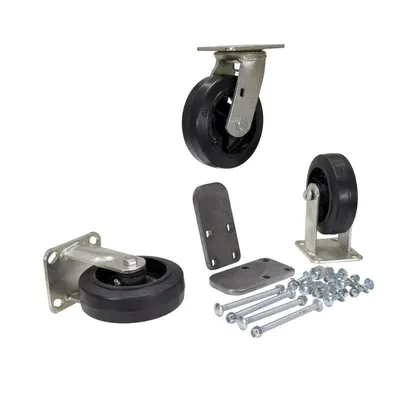 Vestil H-CK3-MR6-2 Mold-On-Rubber Caster Kit