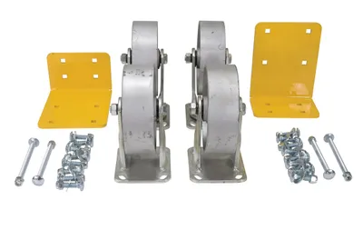 Vestil H-CK4-SC6-2 caster wheel shown from an alternate angle