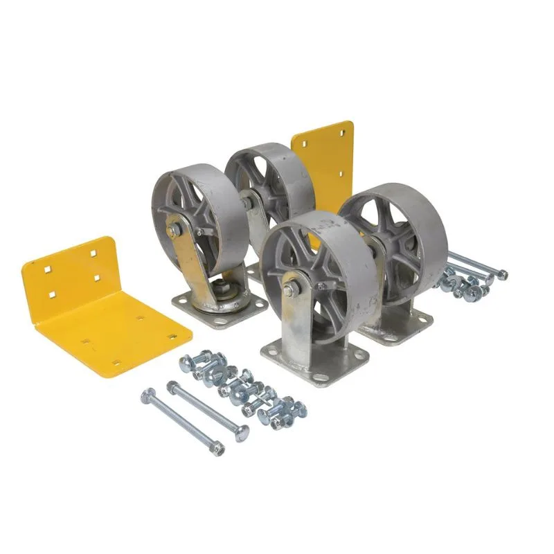 Vestil H-CK4-SC6-2 Semi Steel Caster Kit