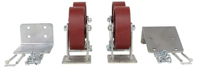 Vestil H-CK4-SC6-2HD caster wheel shown from an alternate angle