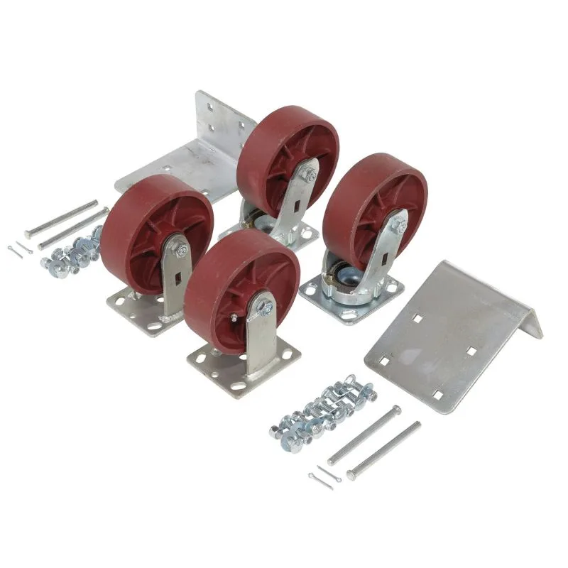 Vestil H-CK4-SC6-2HD Ductile Steel Caster Kit