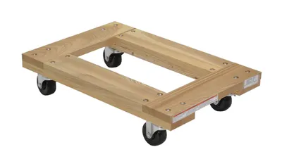 Vestil HDOF-1624-9 Hardwood Open Deck Dolly