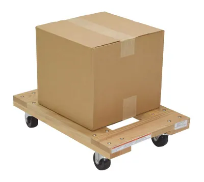 Vestil HDOF-1624-9-NM Hardwood Open Deck Dolly