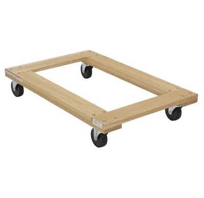 Vestil HDOF-2436-12-NM Hardwood Open Deck Dolly