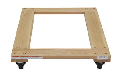 Vestil HDOF-2436-9-NM Hardwood Open Deck Dolly