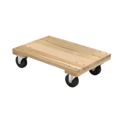 Vestil HDOS-1624-12-NM Hardwood Solid Deck Dolly