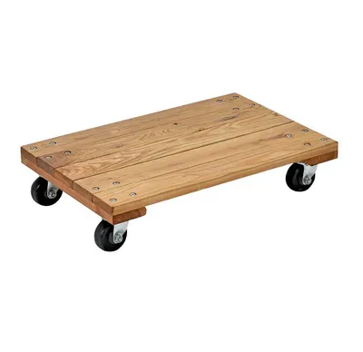 Vestil HDOS-1624-9-E Poplar Solid Deck Dolly
