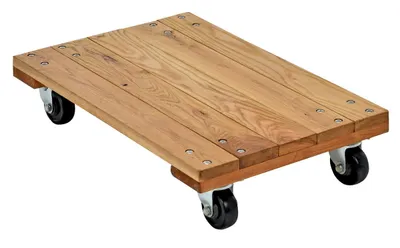 Vestil HDOS-1624-9-E Poplar Solid Deck Dolly