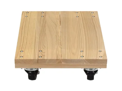 Vestil HDOS-1624-9-NM Hardwood Solid Deck Dolly