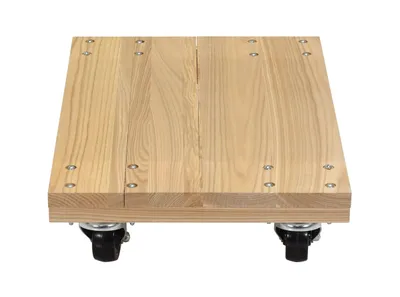Vestil HDOS-1624-9-NM Hardwood Solid Deck Dolly