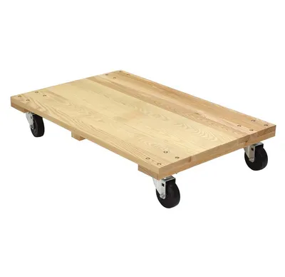 Vestil HDOS-2436-12 Hardwood Solid Deck Dolly