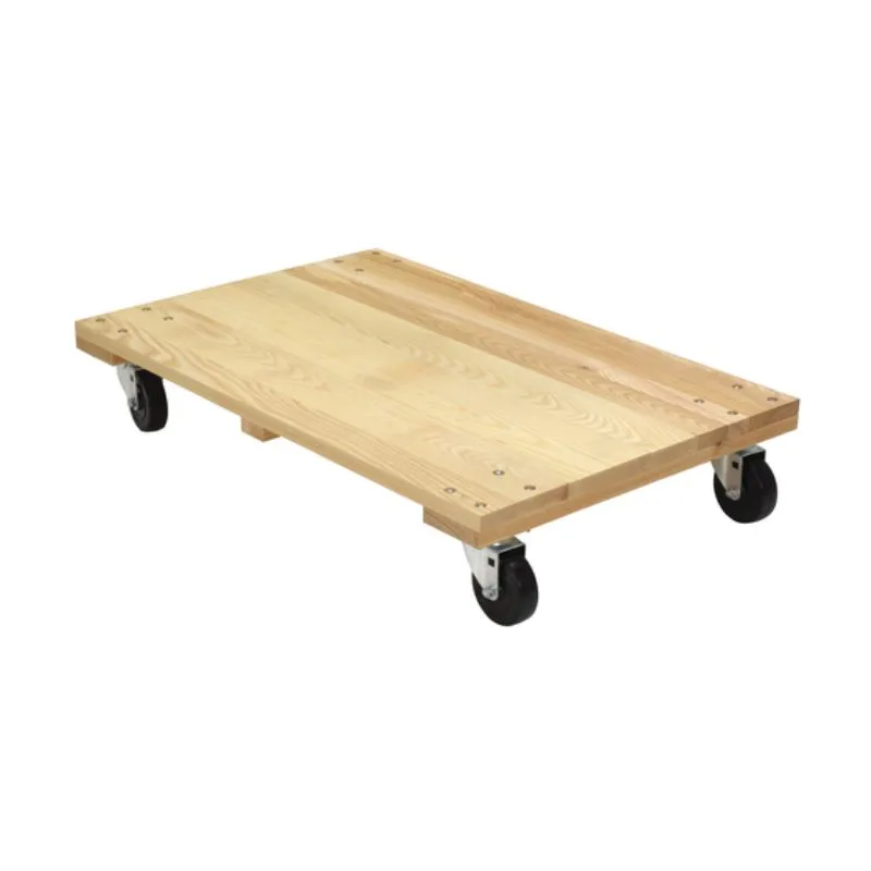 Vestil HDOS-2436-12-NM Hardwood Solid Deck Dolly