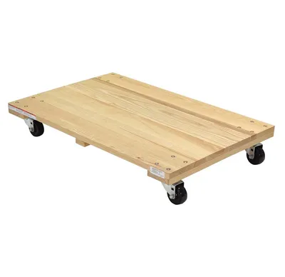 Vestil HDOS-2436-9 Hardwood Solid Deck Dolly