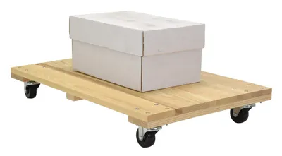 Vestil HDOS-2436-9-NM Hardwood Solid Deck Dolly