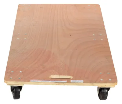 Vestil HDOS-2448-6SW Hardwood Solid Deck Dolly