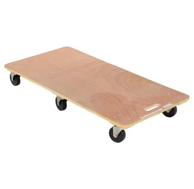 Vestil HDOS-2448-6SW Hardwood Solid Deck Dolly